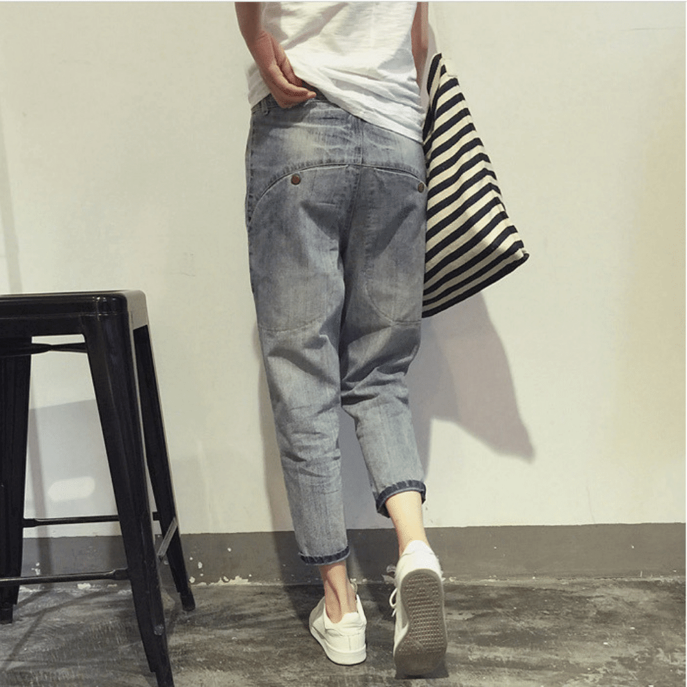 Jean Fuselé Coupe Ample Pour Femme | Silhouette Décontractée