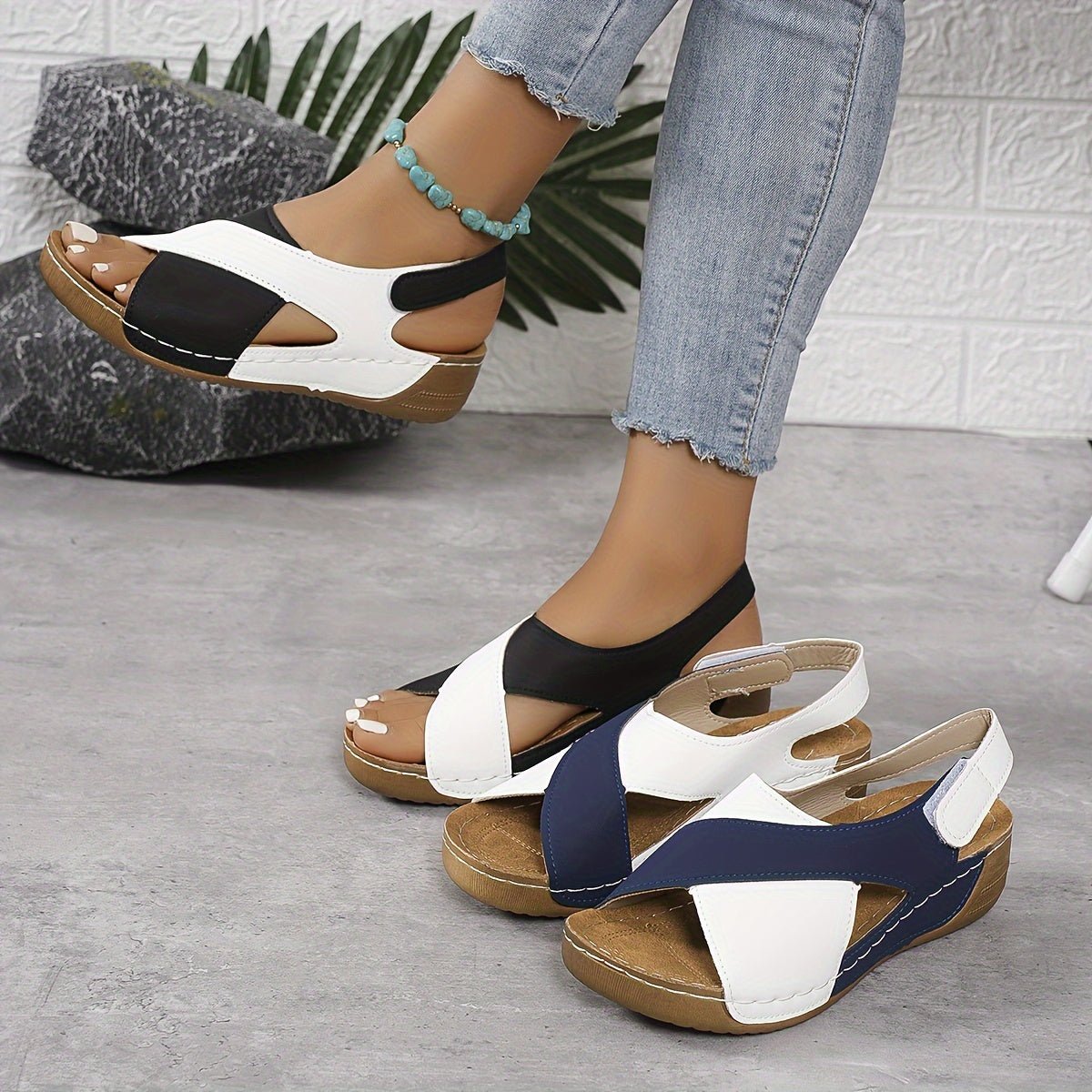 Sandales D'Été Soutenantes Pour Femme | Design Croisé