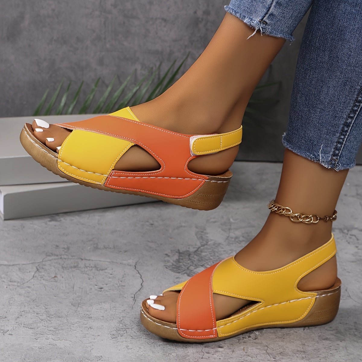 Sandales D'Été Soutenantes Pour Femme | Design Croisé