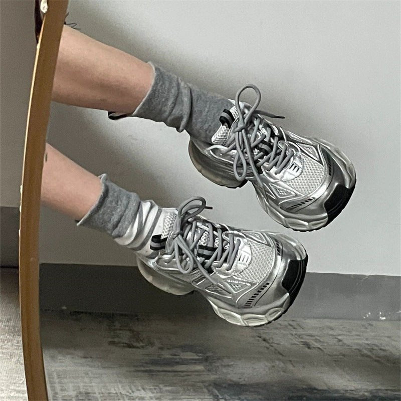 Baskets Chunky Pour Femme | Style Filet